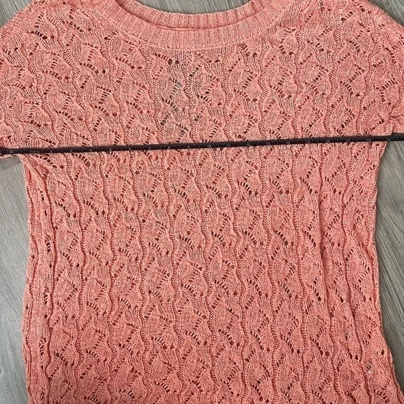 Sfera Pink Knit Sweater with back cutout detail - size Euro M - Picture 6 of 8